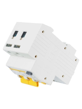 Выключатель автоматический дифференциального тока 2п C 16А 10мА тип AC 4.5кА АД-12 KARAT IEK MAD10-2-016-C-010