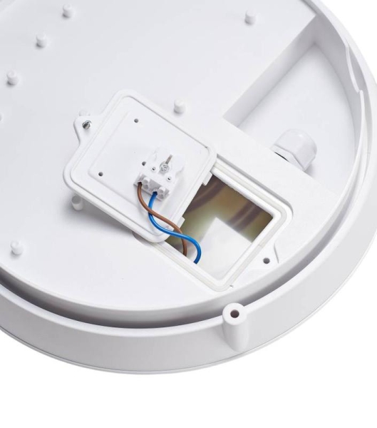 Светильник светодиодный WP 25 C 24W OP 940 D300 WH 300х300х93мм 24Вт 4000К IP66 пылевлагозащ. ЖКХ бел. Русский Свет 15072523331