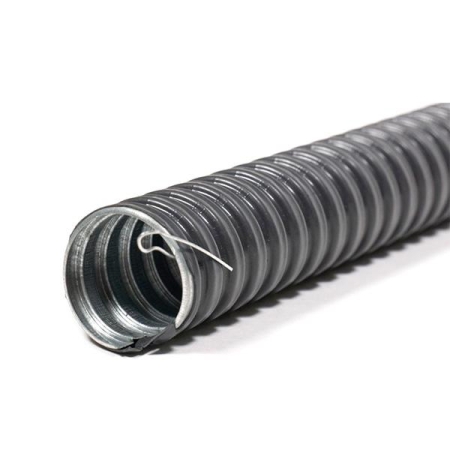 Металлорукав в ПВХ изоляции РЗ-ЦП нг-LS 16 с протяжкой (уп.50м) ГОФРОМАТИК zeta44120