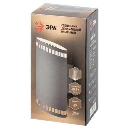 Светильник WL51 WH G9 40Вт IP20 настенный бел. Эра Б0061198