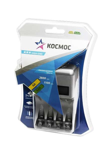 Устройство зарядное КОС 505 (без аккум.) 2.5ч (1-4 АА.ААА) Космос KOC505
