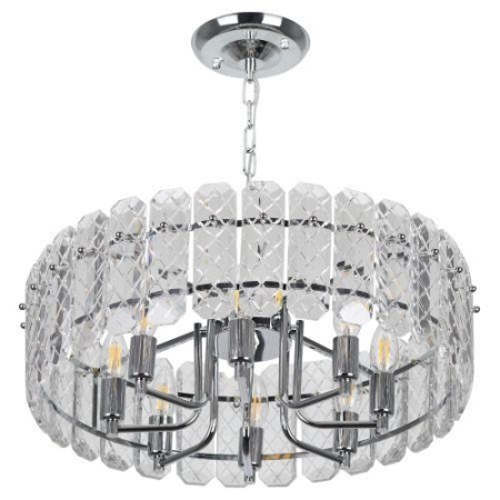 Люстра Whitney 1050-308 8хЕ14 40Вт хрусталь Rivoli Б0061222