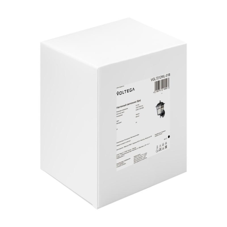 Светильник Eve 1х40Вт E27 IP44 бра настен. Voltega VGL7212WL-01B