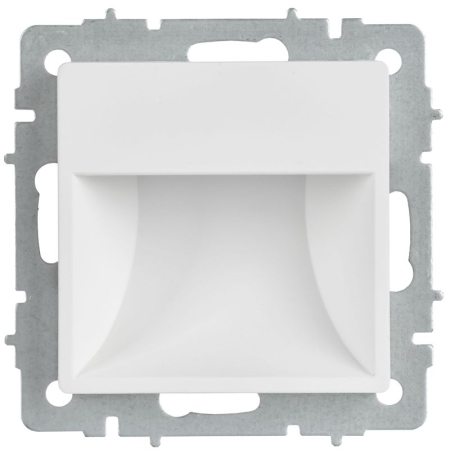 Подсветка светодиодная BRITE ПЛ20-БрАБ встраив. механизм арктич. бел. IEK BR-FL20-K91