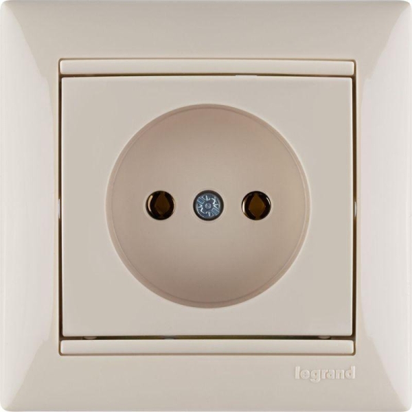 Розетка 1-м СП Valena 16А IP21 без заземл. на винтах механизм сл. кость IEK 774316