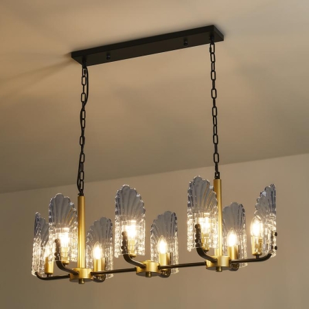 Светильник Ollie 8х40Вт E14 IP20 подвесной Freya FR5525PL-08GB