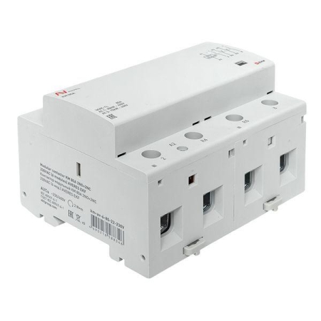Контактор модульный КМ 80А 2NO+2NC 230В AC (6 мод.) AVERES EKF km-av-6-80-22-230V