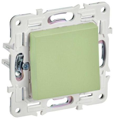 Выключатель 1-кл. SKANDY 10А SK-V01G мятный IEK SK-V10-0-10-K06