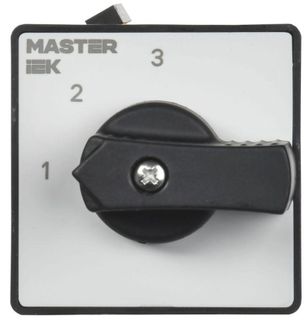 Переключатель кулачковый 16А (сх. 82) стандартная рукоятка IEK MI-CS10-016-082