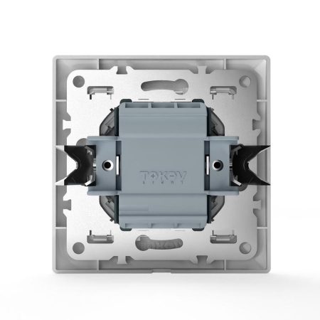 Выключатель 2-кл. СП AVA 10А IP20 в сборе бел. TOKOV LIGHT TKL-AV-V2F-C01