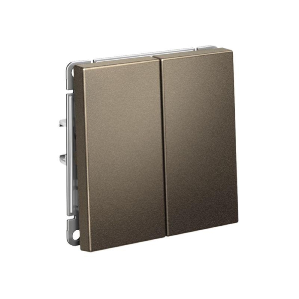 Переключатель 2-кл. ArtGallery (сх. 6/2) 10AX механизм мокко SE GAL000665