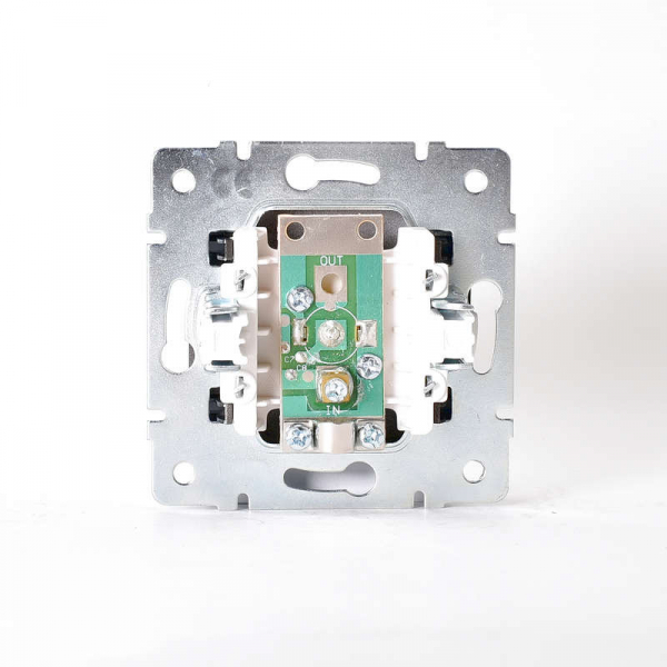 Розетка телевизионная оконечная TV СП Karina механизм черн. бархат LEZARD 707-4288-130