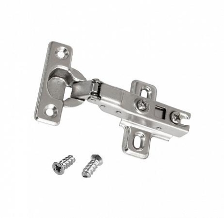 Петля накладная без доводчика Slide-on d35 + еврошурупы (уп.2шт) Tech-Krep/Zitar 145059