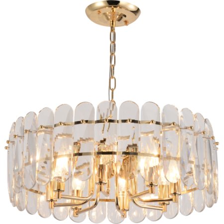 Люстра Janice 1044-308 8хЕ14 40Вт хрусталь Rivoli Б0061210