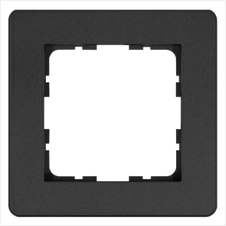 Рамка 1-м G-Flex антрацит Jasmart G1101B