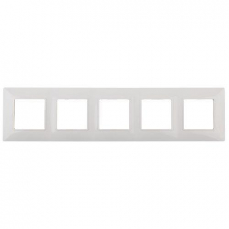 Рамка 5-м 14-5005-01 Elegance бел. ЭРА Б0034405