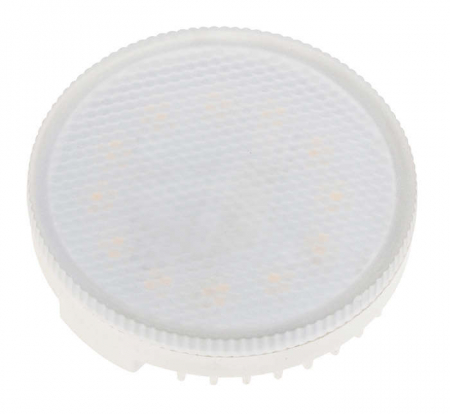 Лампа светодиодная PLED-DIM 8Вт таблетка 5000К холод. бел. GX53 640лм 230В/50Гц диммир. JazzWay 5011281