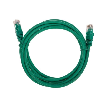 Патч-корд U/UTP CAT 6 RJ45-RJ45 26AWG LSZH зел. 2м Rexant 02-0296-2
