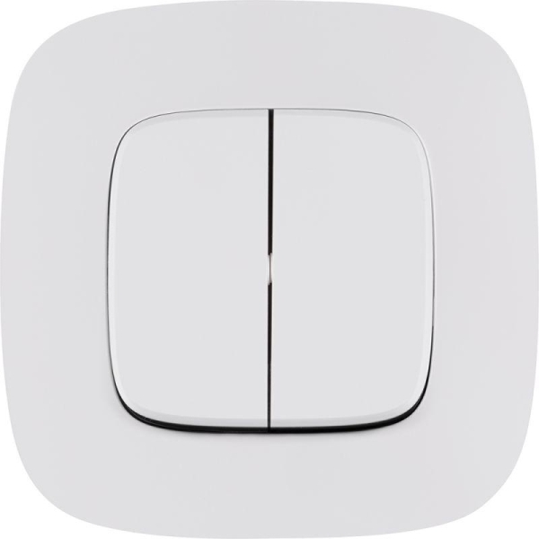 Выключатель 2-кл. СП Valena Allure 10А IP20 250В с лицев. панелью безвинтов. зажимы механизм бел. Leg 752705