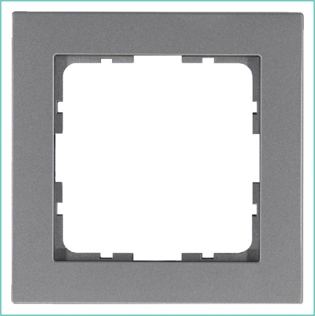 Рамка 1-м G-Classic алюм. Jasmart G1001S