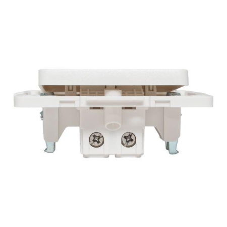 Переключатель проходной 1-кл. Стокгольм 10А винтов. клеммы механизм бел. PROxima EKF EYV10-025-20