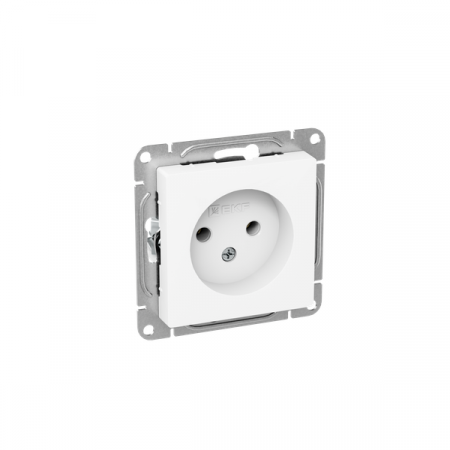 Розетка СП Эпика 16А без заземл. без шторок механизм бел. EKF UP1-SOW-100