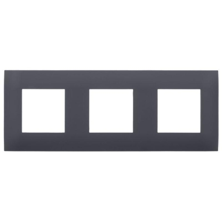 Рамка 3-м SKANDY SK-F03G графит IEK SK-M32-K53