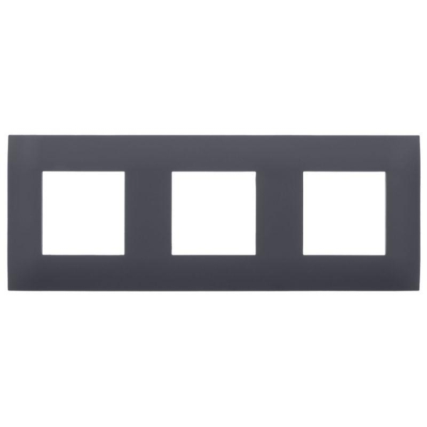 Рамка 3-м SKANDY SK-F03G графит IEK SK-M32-K53
