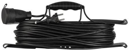 Удлинитель-шнур на рамке 1х30м без заземл. ПВС 2х1 GREEN LINE FR-10-30m Эра Б0065149