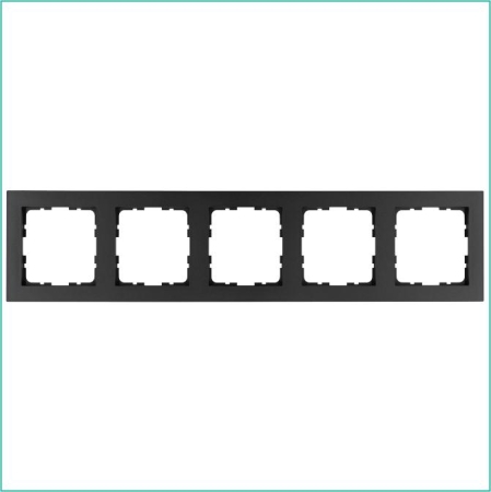 Рамка 5-м G-Classic антрацит Jasmart G1005B