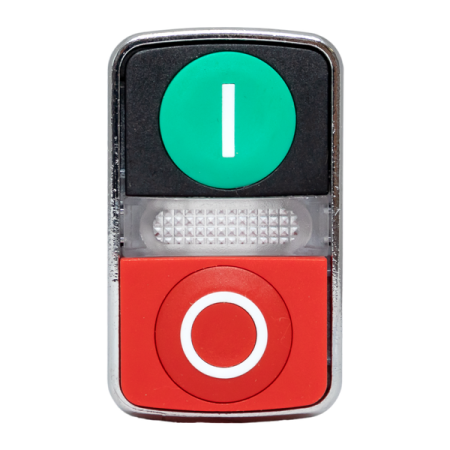 Механизм кнопки исполнительный XB4 "пуск-стоп" с выпирающим стопом возвратный без фиксации с подсветкой PROxima EKF XB4BW84