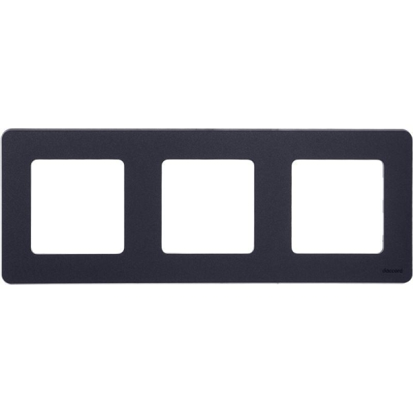 Рамка 3-м Inspiria антрацит IEK 673953