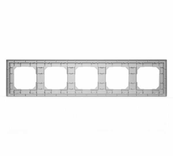 Рамка 5-м Pixel алюм. TOKOV ELECTRIC TKE-PX-RM5-C03