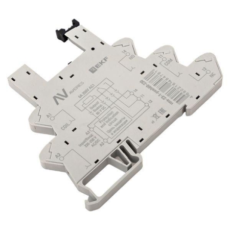 Разъем для реле РM slim 23/1 Push-in 230VАС/60VDC AVERES EKF rms-23-1-push60-230