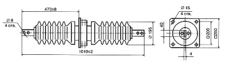 Изолятор ИП-35/400-7,5 УХЛ2