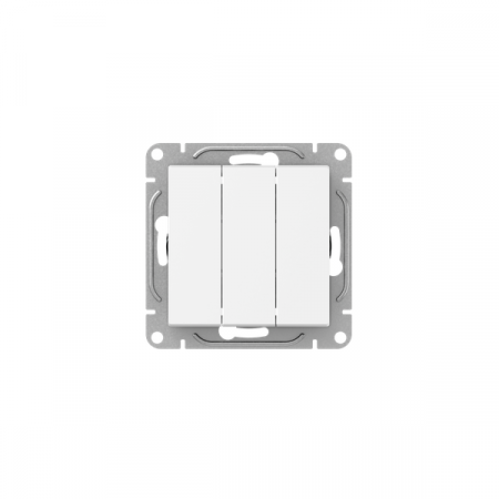 Выключатель 3-кл. СП Эпика механизм бел. EKF UP1-SWW-31