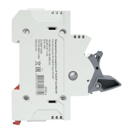 Предохранитель-разъединитель DF 10х38 2п (тип ПВЦ) EKF df102-e