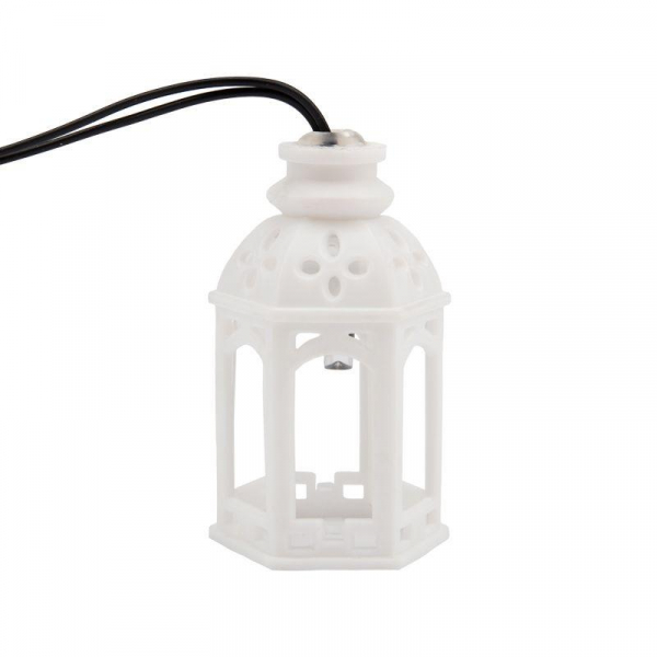 Светильник светодиодный садовый Каскад Керосиновая Лампа 5м IP65 с выносной солнечн. панелью 2м и аккумулятором 2 режима работы (мигание и постоянное) Lamper 602-251