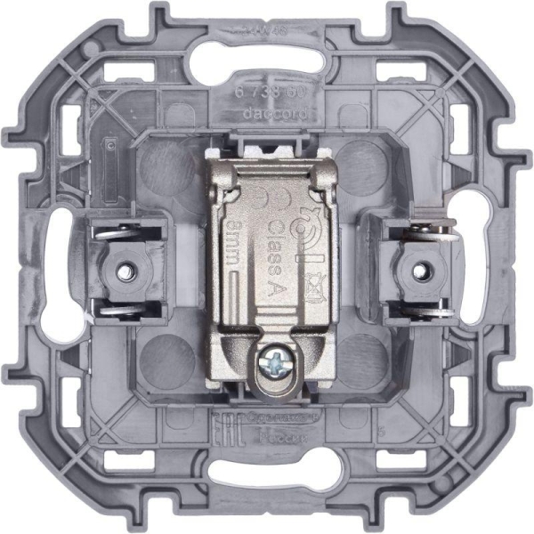 Розетка телевизионная проходная TV Inspiria 14дБ 5-862мГц механизм бел. IEK 673860