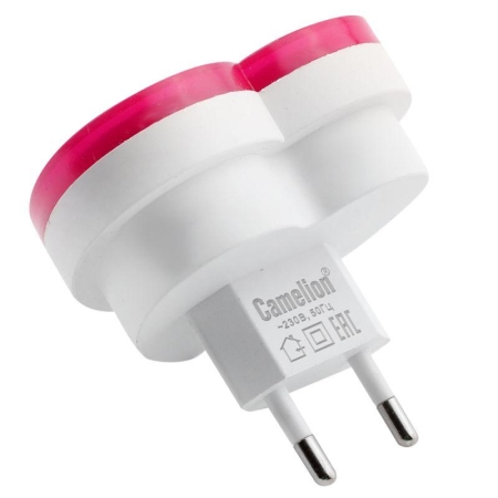 Светильник светодиодный ночник LED "Сердце" с фотосенсором 220В NL-263 Camelion 15381