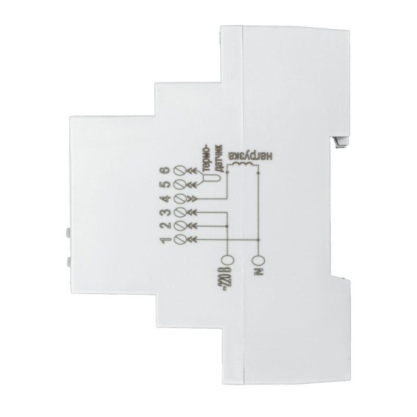 Терморегулятор цифровой RX-257 программируемый c диапазонами работы (на DIN-рейку) Rexant 51-0821