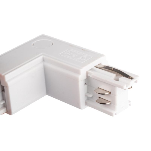 Аксессуар к шинопроводу трехфазному 3P PTR CL-WH OUT коннектор внешний Pro+ бел. JazzWay 5063136