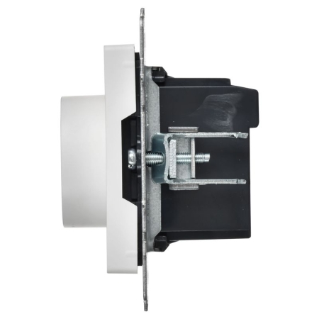 Термостат электронный BRITE СП ТС10-1-БрАБ с индикацией механизм арктич. бел. IEK BR-RT11-K91