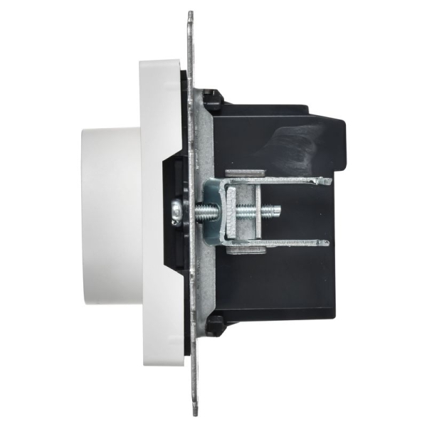 Термостат электронный BRITE СП ТС10-1-БрАБ с индикацией механизм арктич. бел. IEK BR-RT11-K91