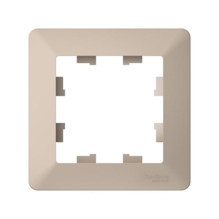 Рамка 1-м AtlasDesign Air песочн./дым. бел. SE ATN221201