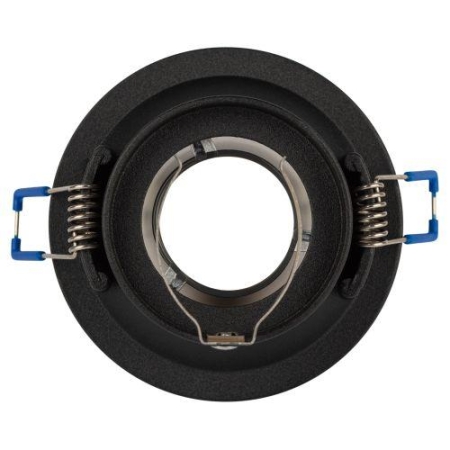 Светильник декоративный KL103 BK/CH MR16 GU5.3 встраив. черн. хром ЭРА Б0056355