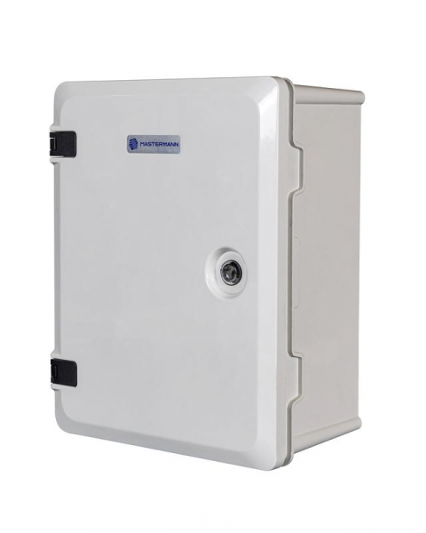 Шкаф монтажный композитный IK10 290x390x190мм IP66 Mastermann 00-01020360