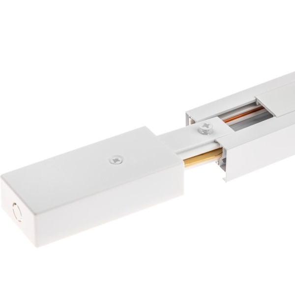 Коннектор питания для шинопровода прямой ARTLINE пластик/медь бел. Ritter 59755 5