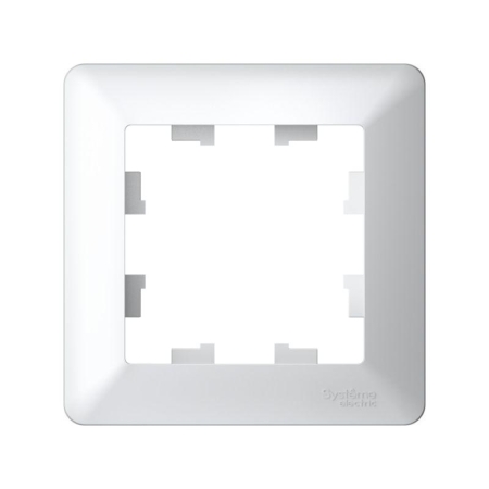 Рамка 1-м AtlasDesign Air бел./дым. бел. SE ATN220101