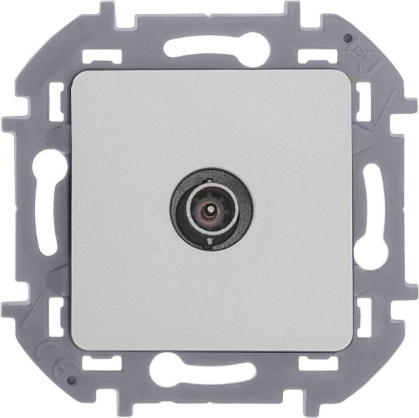 Розетка телевизионная оконечная TV Inspiria 10дБ 5-862мГц механизм алюм. IEK 673872